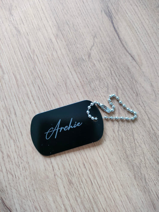 Graveeritud Dog tag